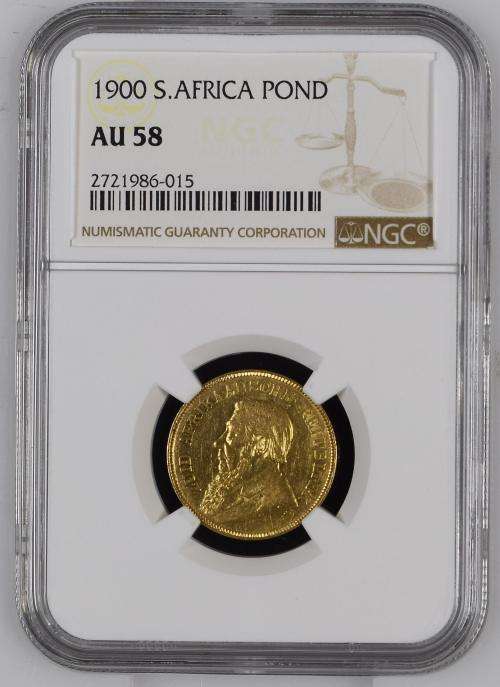 1900 POND - NGC GRADED AU58